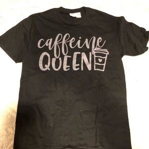 Caffeine queen graphic tee